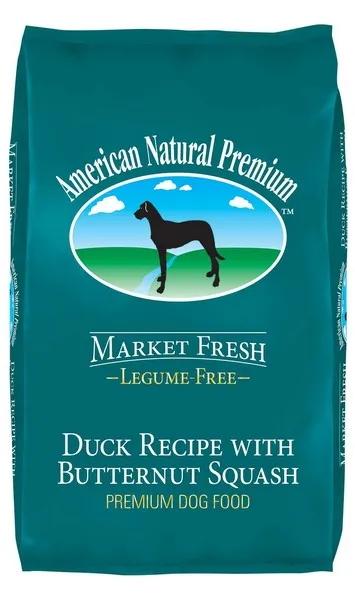 30 Lb American Natural Market Fresh Legume Free Duck With Butternut Squash - Dog/Cat Supplements